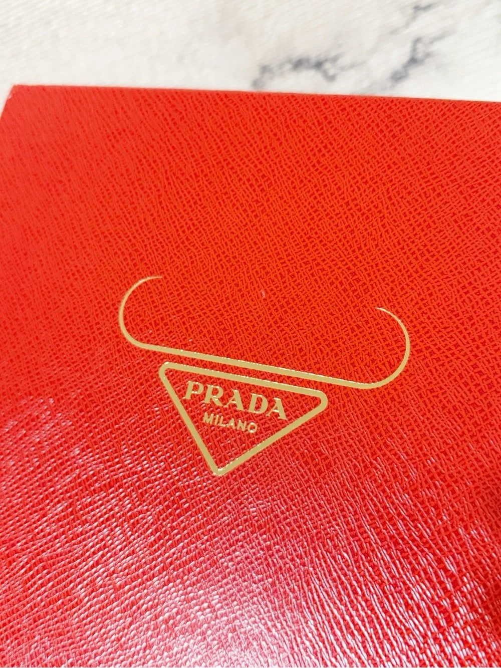 Prada Red Box for Storage / Decor Emopty - Picture 4 of 15